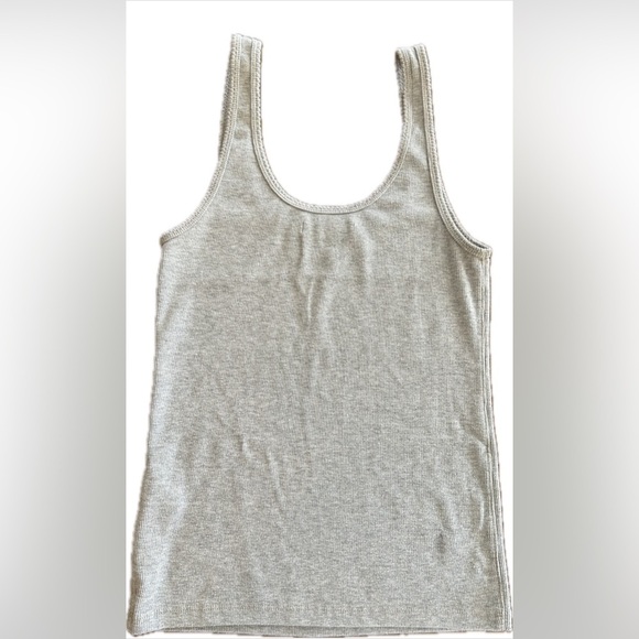 Abercrombie & Fitch Light Gray Tank Top Size M - Picture 2 of 7